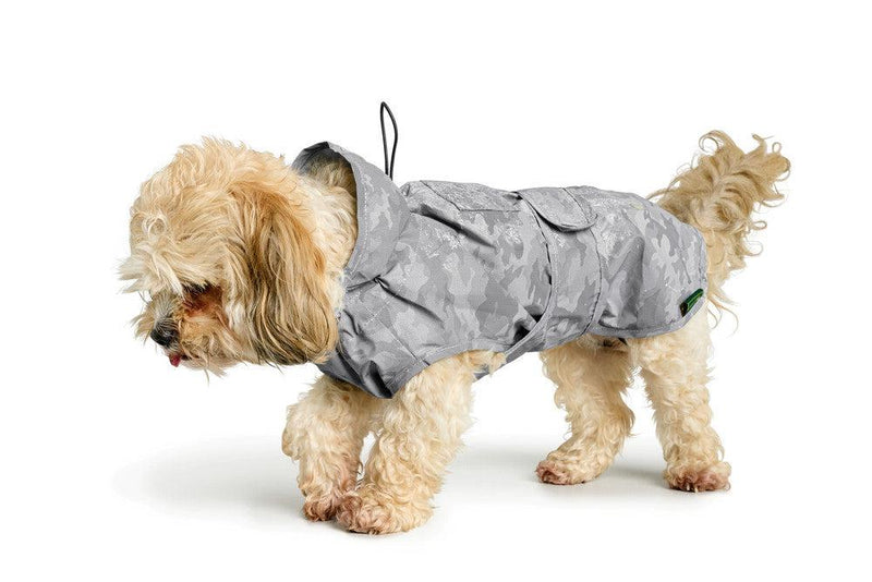 HUKA TO GO raincoat - silver