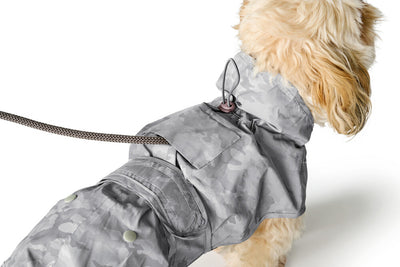 HUKA TO GO raincoat - silver