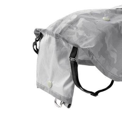 HUKA TO GO raincoat - silver