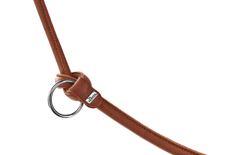 MÜNCHEN Round&Soft PETIT adjustable leash - cognac