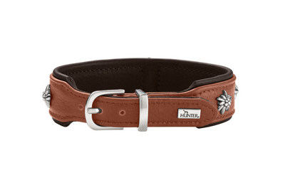 MÜNCHEN collar - cognac/black