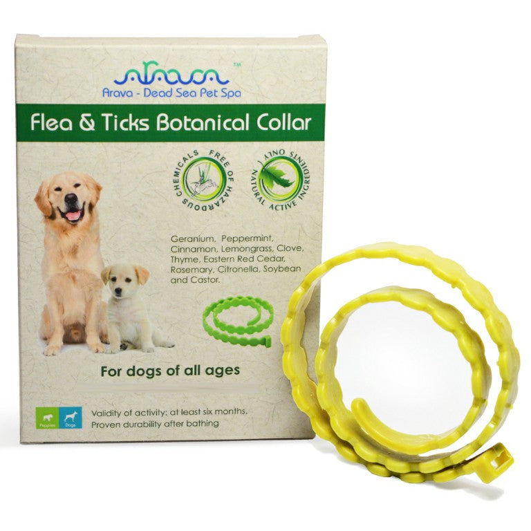 Antiparasitic natural collar