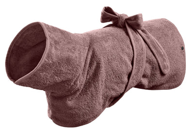 RIGA bathrobe for dogs - old pink