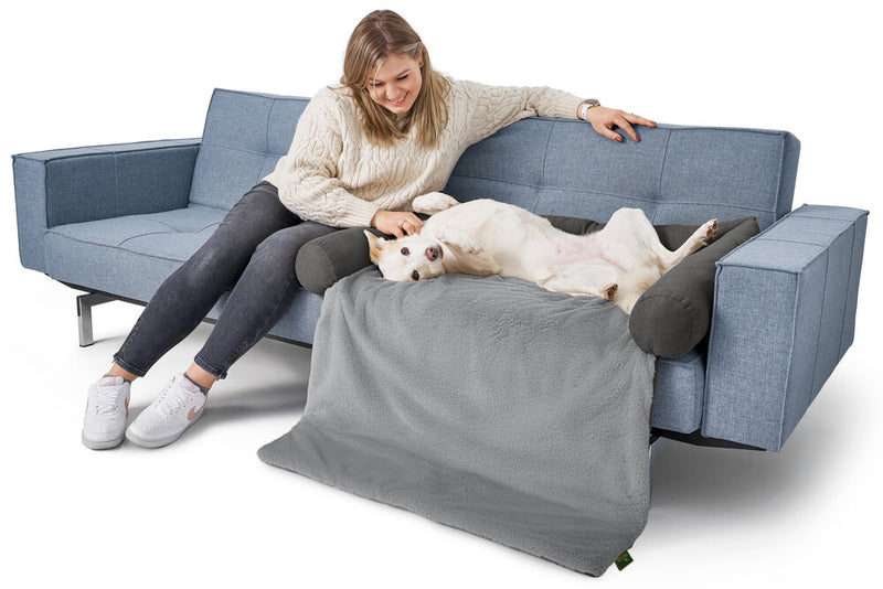 ROCKFORD dog sofa blanket for a dog - grey