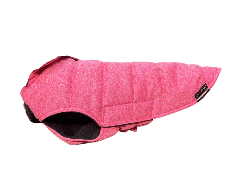WLD Zateplený kabátik s kožúškom - ružový