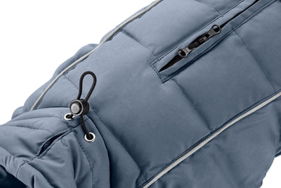 PAXSON kabátik pre jazvečíky - modrá