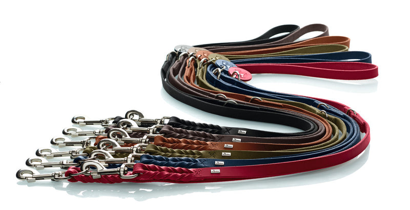 SOLID EDUCATION adjustable leash - dark brown