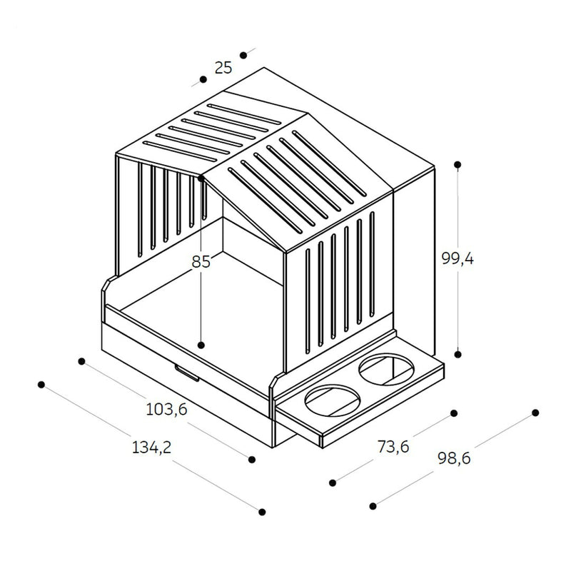 Wooden dog house - L