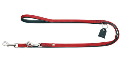 LUCCA adjustable leash - red/turquoise