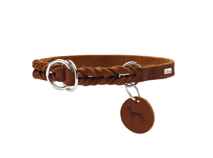 SOLID EDUCATION training collar - cognac