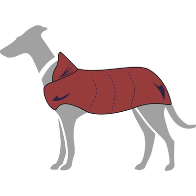 TAMPERE dog coat - red