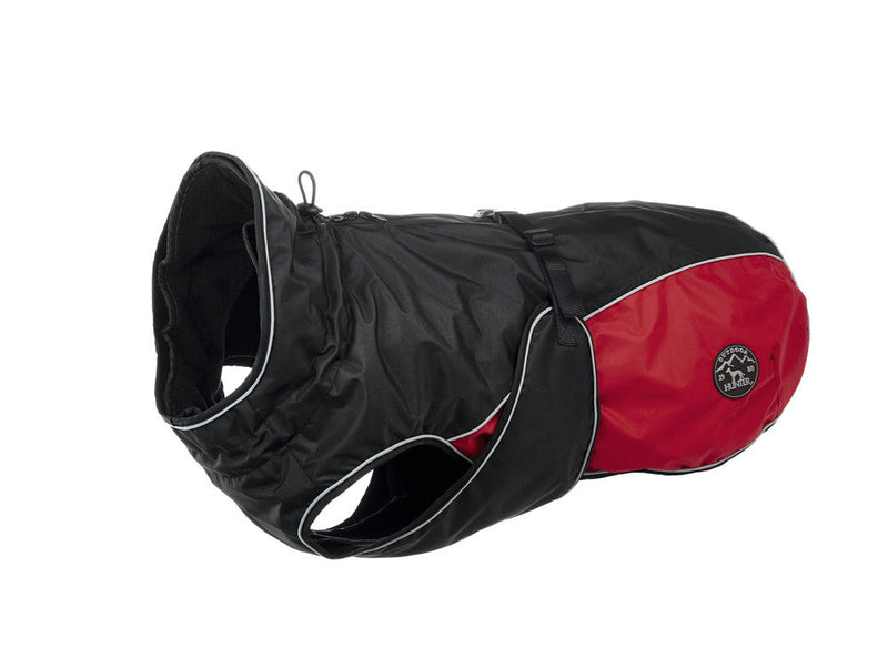 UPPSALA ALLROUNDER dog coat - anthracite/red