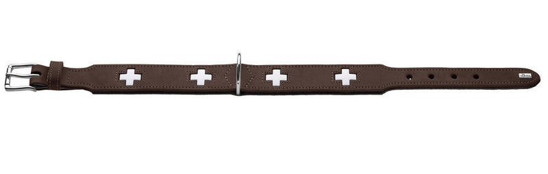 SWISS collar - brown