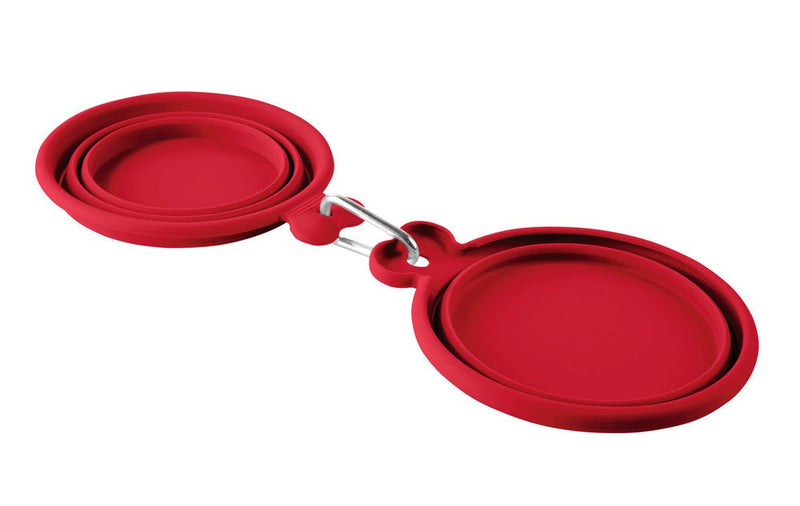 LIST double bowl - red