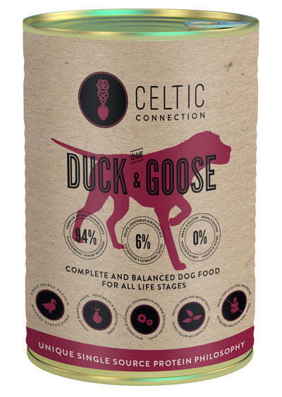 Wet food for dogs - Duck and goose