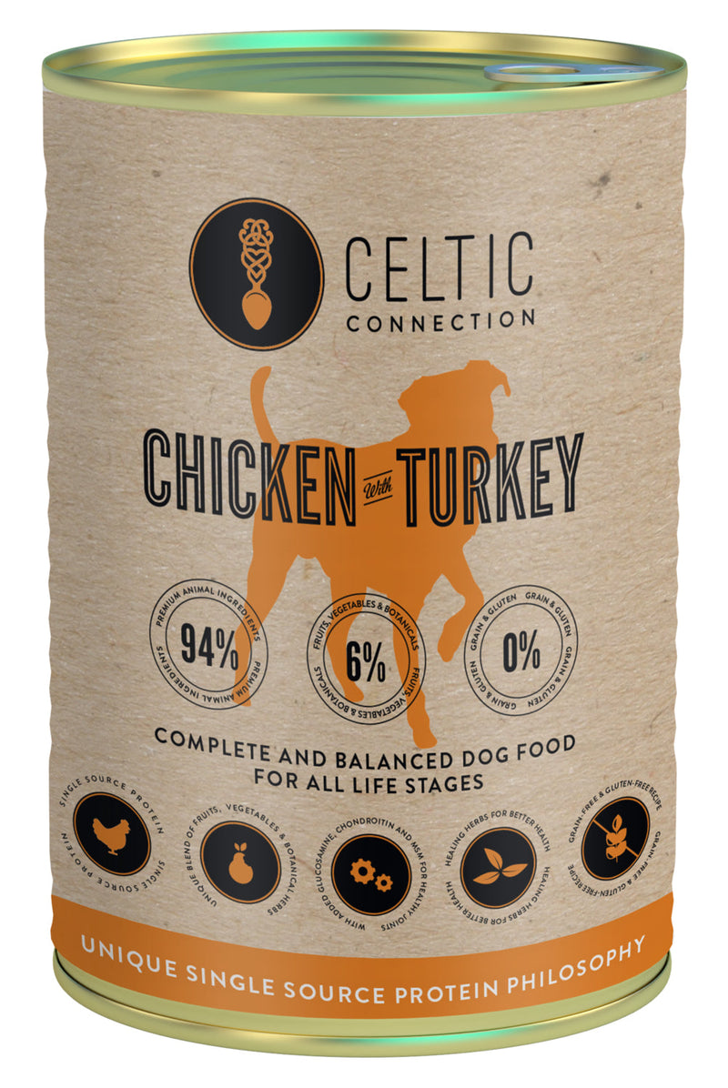 Wet food for dogs - Chicken and turkey